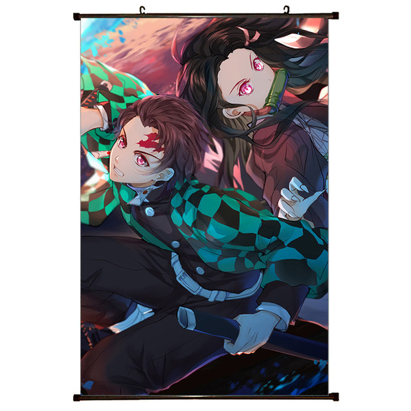 Tanjiro & Nezuko - Demon Slayer 23x35" Wall Scroll