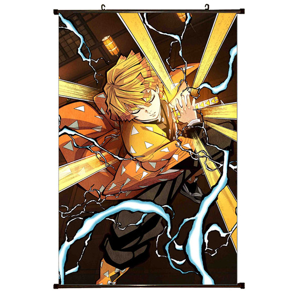 Zenitsu Thunder 1st Form - Demon Slayer 23x35" Wall Scroll