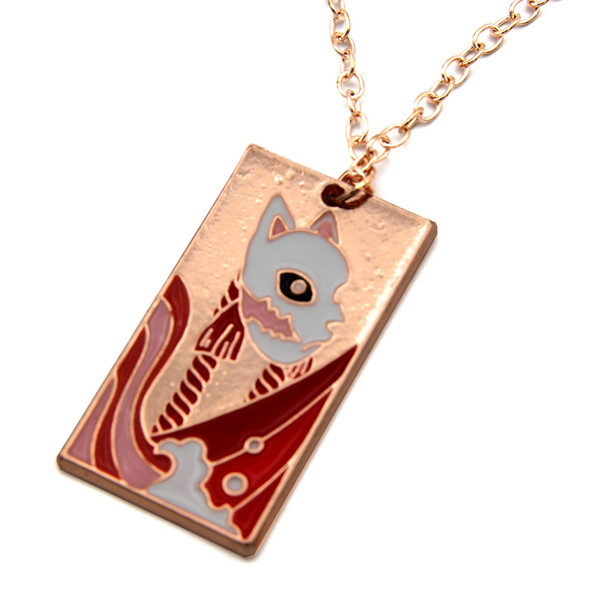 Sabito Fox Mask Hanafuda - Demon Slayer Necklace