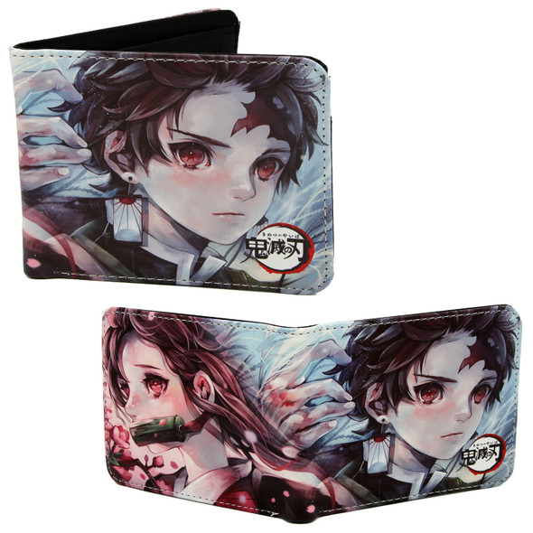 Tanjiro & Nezuko Kamado Shojo Art - Demon Slayer 4x5" BiFold Wallet