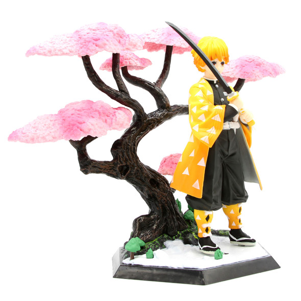 Zenitsu Agatsuma with Sakura Tree - Demon Slayer 6" Figure