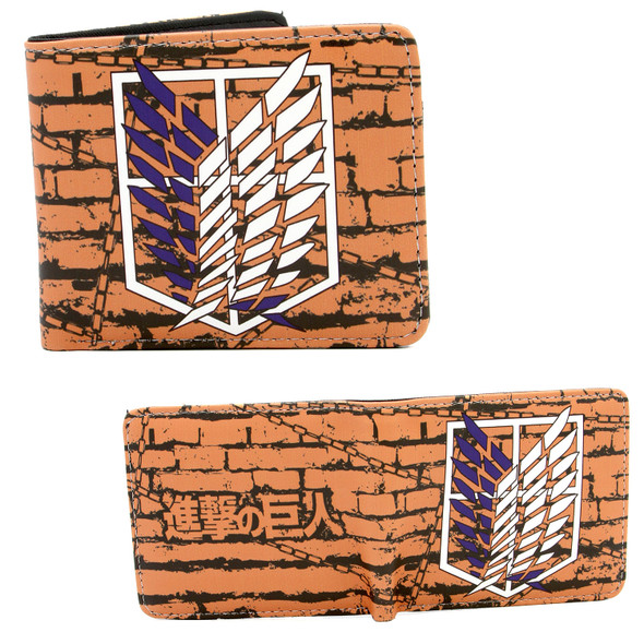 The Wall - Attack on Titan 4x5" BiFold Wallet The Wall - Attack on Titan 4x5" BiFold Wallet
