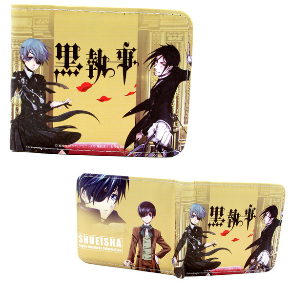Ciel & Sebastian - Black Butler 4x5" BiFold Wallet