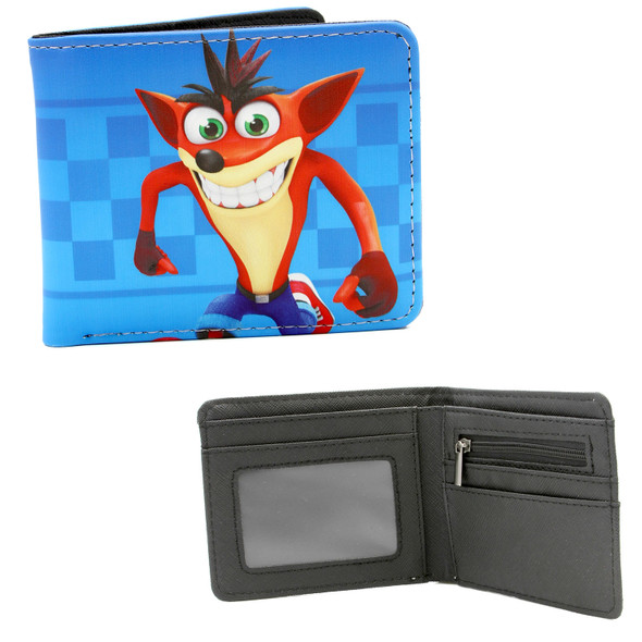 Crash - Crash Bandicoot 4x5" BiFold Wallet Crash - Crash Bandicoot 4x5" BiFold Wallet