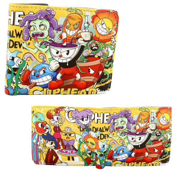 Cuphead vs. Bosses - Cuphead 4x5" BiFold Wallet