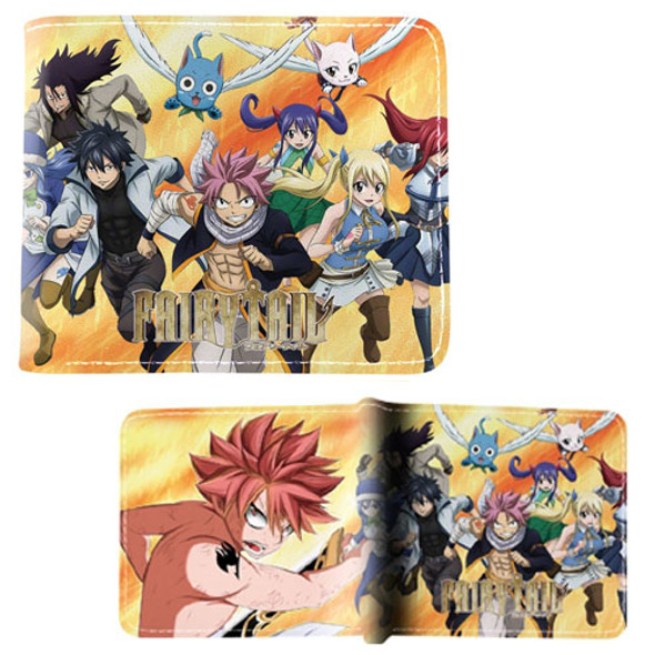 Team Natsu - Fairy Tail 4x5" BiFold Wallet Team Natsu - Fairy Tail 4x5" BiFold Wallet