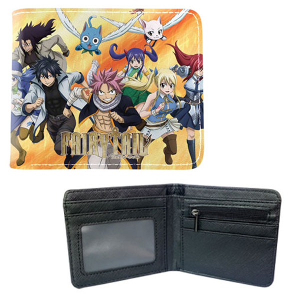 Team Natsu - Fairy Tail 4x5" BiFold Wallet Team Natsu - Fairy Tail 4x5" BiFold Wallet