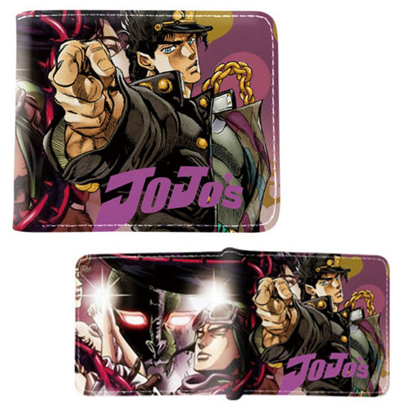 Jotaro Kujo Menacing Glare - Jojo Bizarre Adventure 4x5" BiFold Wallet Jotaro Kujo Menacing Glare - Jojo Bizarre Adventure 4x5" BiFold Wallet