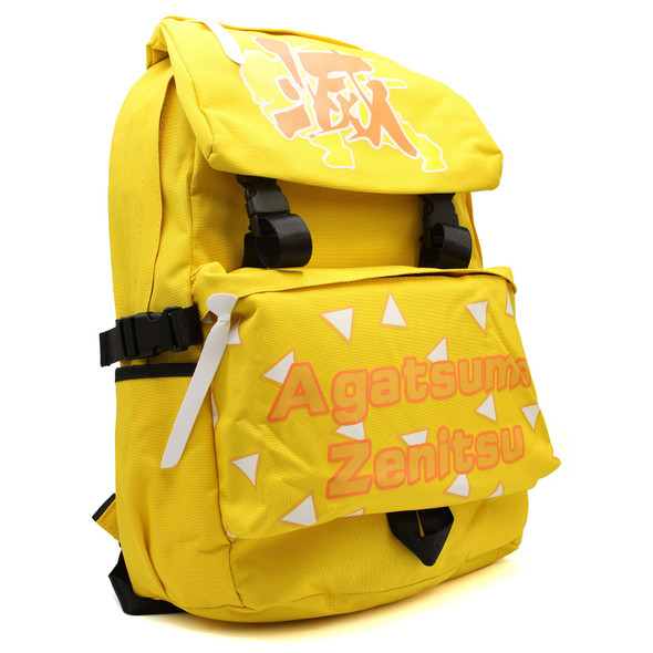 Zenitsu Agatsuma Pattern Kanji - Demon Slayer 17" School Backpack