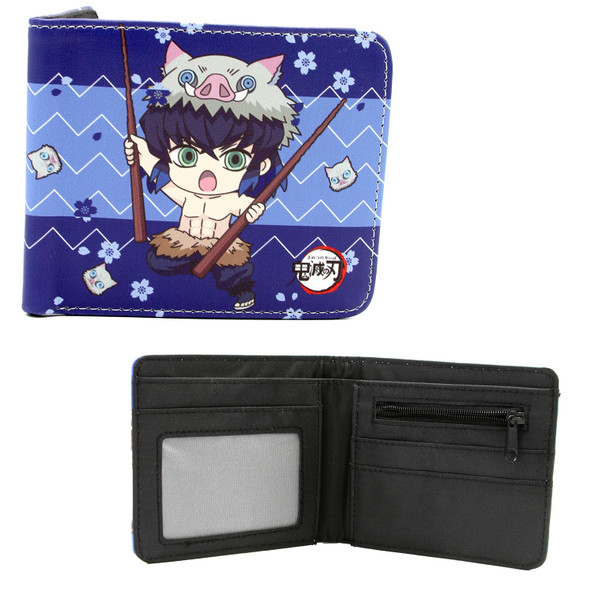 Chibi Inosuke Hashibira - Demon Slayer 4x5" BiFold Wallet Chibi Inosuke Hashibira - Demon Slayer 4x5" BiFold Wallet