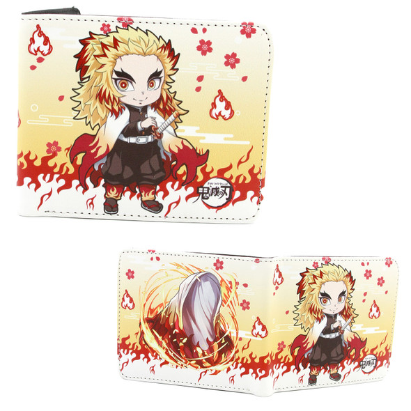 Chibi Kyojuro Rengoku - Demon Slayer 4x5" BiFold Wallet