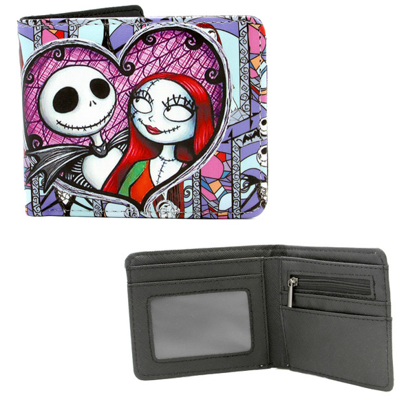 Jack and Sally - Nightmare Before Christmas 4x5" BiFold Wallet Jack and Sally - Nightmare Before Christmas 4x5" BiFold Wallet
