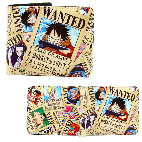 Wanted Posters - One Piece 4x5" BiFold Wallet Wanted Posters - One Piece 4x5" BiFold Wallet