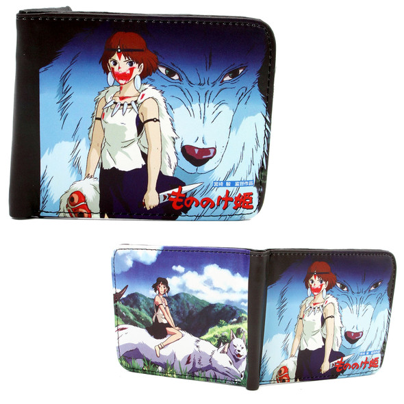 San and Moro - Princess Mononoke 4x5" BiFold Wallet San and Moro - Princess Mononoke 4x5" BiFold Wallet