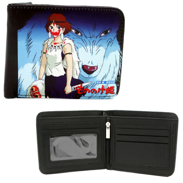 San and Moro - Princess Mononoke 4x5" BiFold Wallet San and Moro - Princess Mononoke 4x5" BiFold Wallet