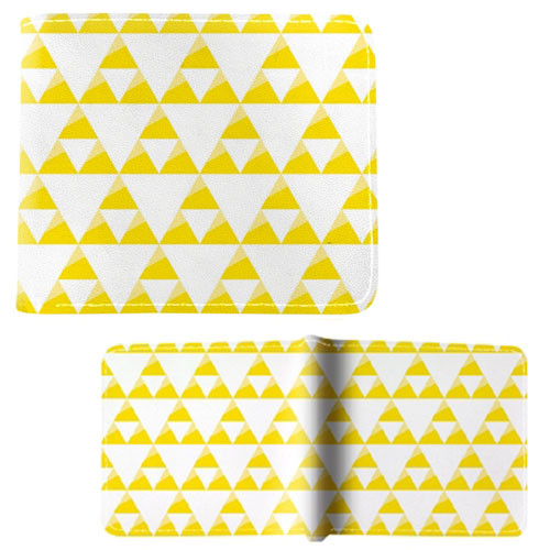 Triforce White Pattern - The Legend of Zelda 4x5" BiFold Wallet