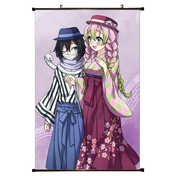 Iguro & Mitsuri - Demon Slayer 23x35" Wall Scroll