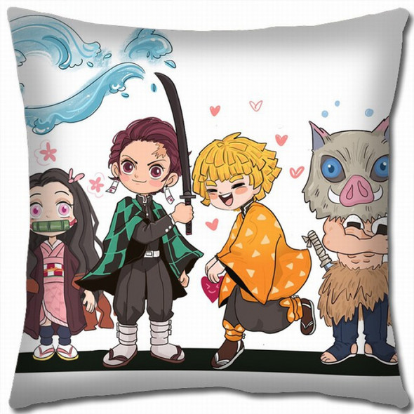 Chibi Form Main Group - Demon Slayer 16.5" Pillow Case Chibi Form Main Group - Demon Slayer 16.5" Pillow Case