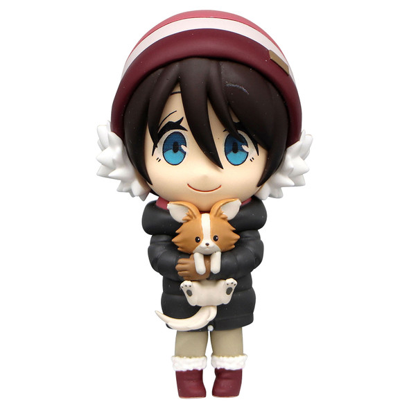 Ena Saitou and Chikuwa - Laid Back Camp 2.5" Figure Chobirume (FuRyu)