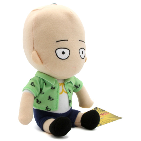Saitama Green Shirt Sit - One Punch Man 7" Plush (Great Eastern) 77434