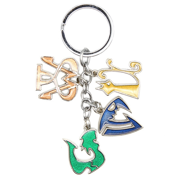 Teams - Fairy Tail 4 Pcs. Keychain Teams - Fairy Tail 4 Pcs. Keychain