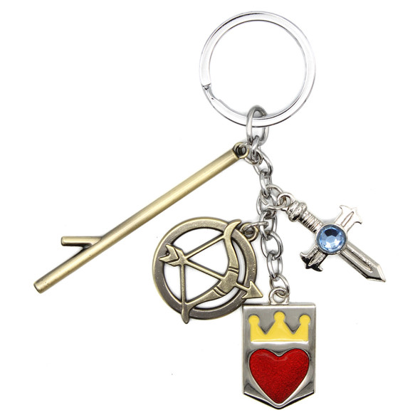Weapons - Fairy Tail 4 Pcs. Keychain
