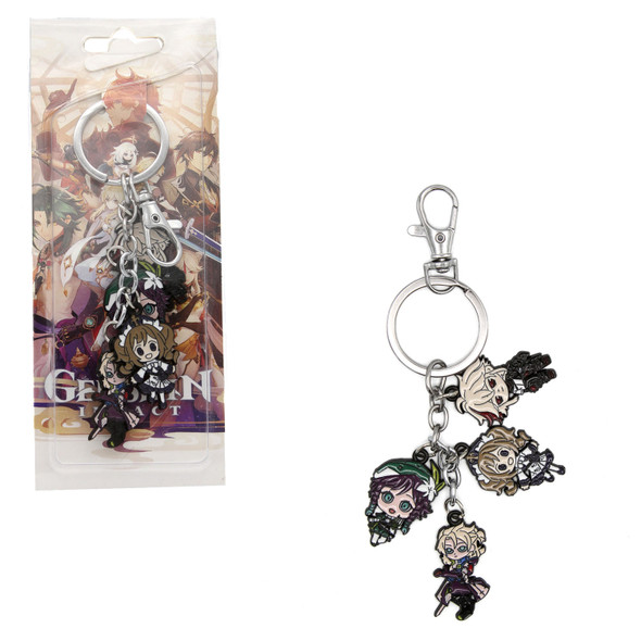 Albeto Barbara Kazuha Venti - Genshin Impact 4 Pcs. Keychain