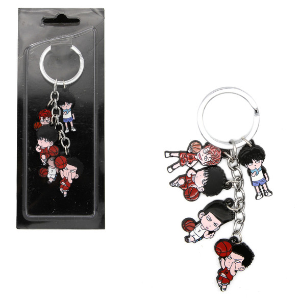 Chibi Shohoku Players - Slam Dunk 5 Pcs. Keychain