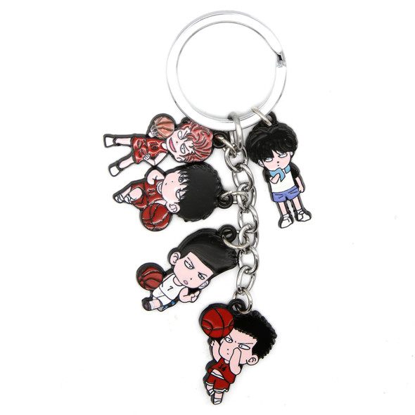 Chibi Shohoku Players - Slam Dunk 5 Pcs. Keychain