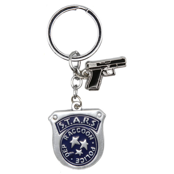 Racoon Police Badge - Resident Evil 2 Pcs. Keychain