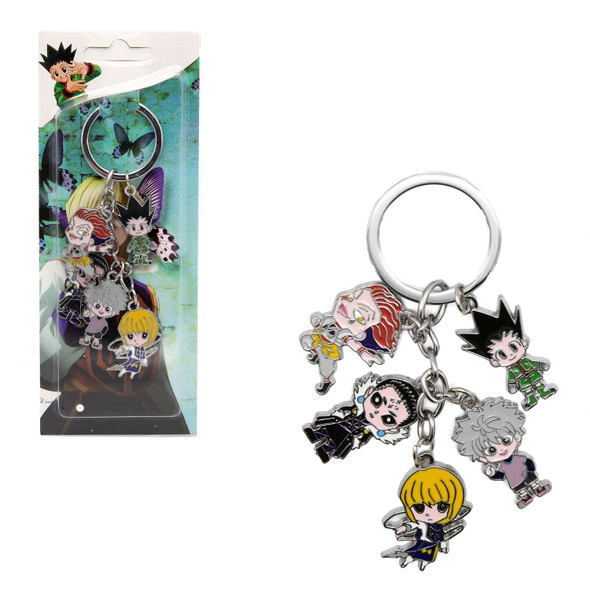 Killua Hisoka Gon Kurapika Chrollo - Hunter x Hunter 5 Pcs. Keychain
