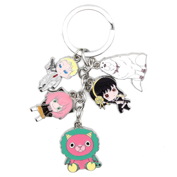 The Forger Family - Spy x Family 5 Pcs. Keychain