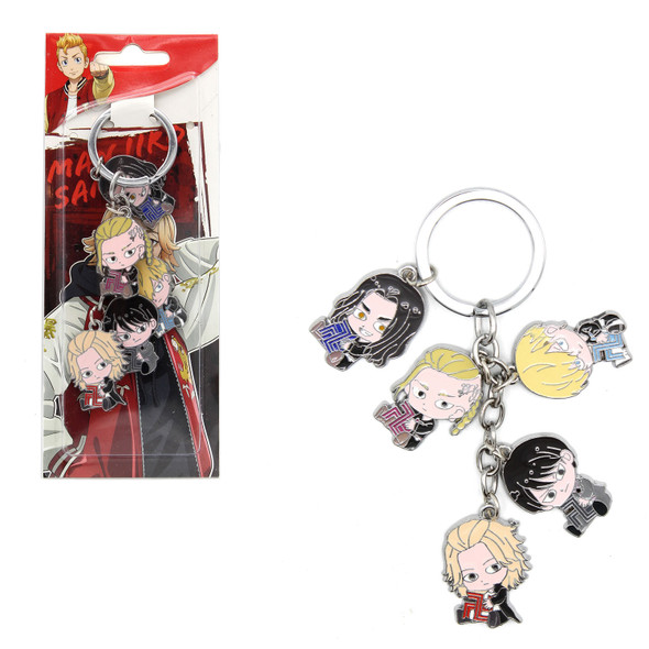 Chibi Main Characters - Tokyo Revengers 5 Pcs. Keychain