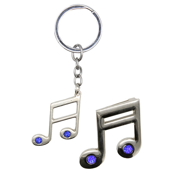 Notes - Vocaloid 2 Pcs. Keychain & Pin