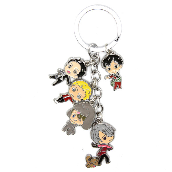 Chibi Characters Col. B - Yuri on Ice 5 Pcs. Keychain