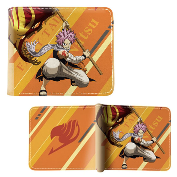 Natsu Dragneel Style A - Fairy Tail 4x5" BiFold Wallet