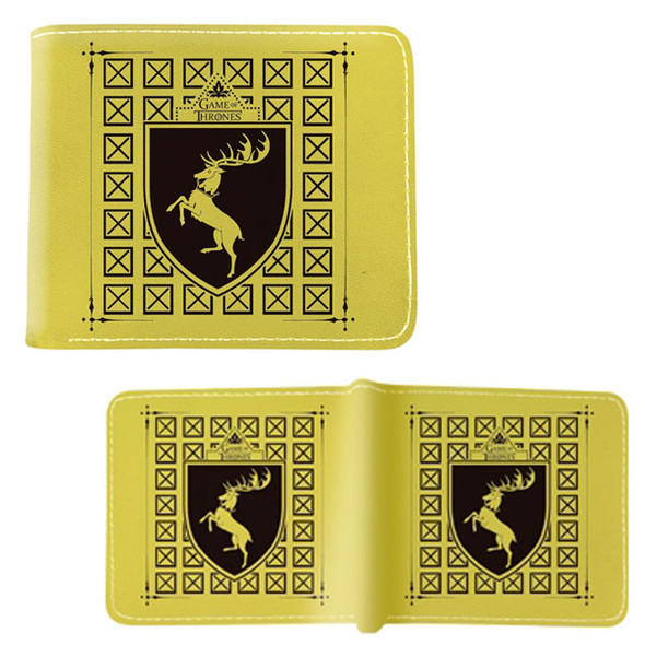 House Baratheon Sigil - Game of Thrones 4x5" BiFold Wallet House Baratheon Sigil - Game of Thrones 4x5" BiFold Wallet