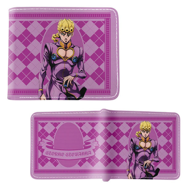 Giorno Giovanna Style B - Jojo Bizarre Adventure 4x5" BiFold Wallet Giorno Giovanna Style B - Jojo Bizarre Adventure 4x5" BiFold Wallet