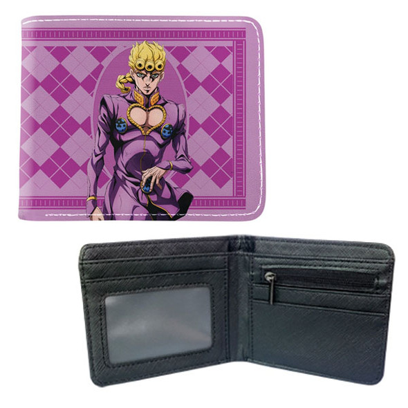 Giorno Giovanna Style B - Jojo Bizarre Adventure 4x5" BiFold Wallet Giorno Giovanna Style B - Jojo Bizarre Adventure 4x5" BiFold Wallet