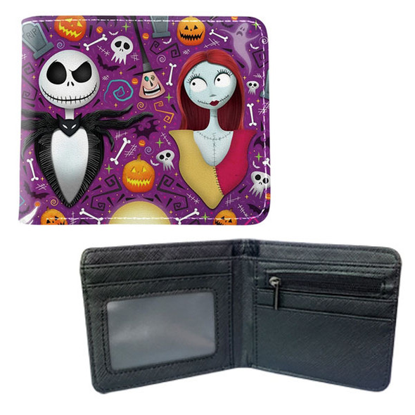 Jack Sally Skeletons - Nightmare Before Christmas 4x5" BiFold Wallet