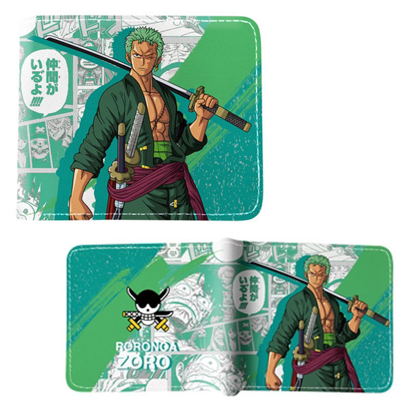 Roronoa Zoro Style A - One Piece 4x5" BiFold Wallet