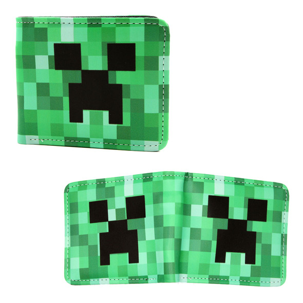 Creeper Face - Minecraft 4x5" BiFold Wallet