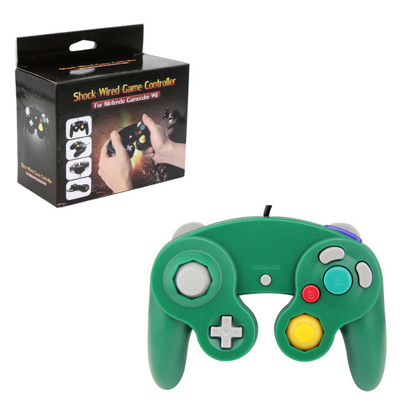 Gamecube Rumble Analog Controller Pad - Green (Hexir)
