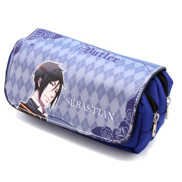 Sebastian Michaelis Style A - Black Butler Clutch Pencil Bag