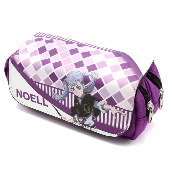 Noelle Silva Style A - Black Clover Clutch Pencil Bag Noelle Silva Style A - Black Clover Clutch Pencil Bag