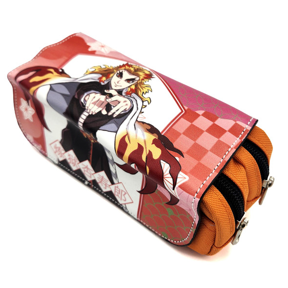 Kyojuro Rengoku Style A - Demon Slayer Clutch Pencil Bag