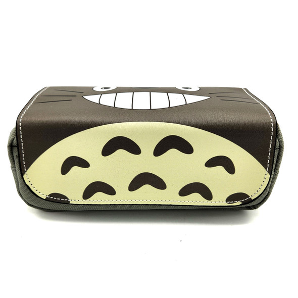 Totoro Face Grey Style B - My Neighbor Totoro Clutch Pencil Bag Totoro Face Grey Style B - My Neighbor Totoro Clutch Pencil Bag