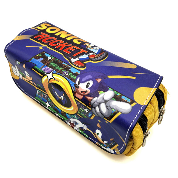 Sonic Rocket - Sonic The Hedgehog Clutch Black Wallet Sonic Rocket - Sonic The Hedgehog Clutch Black Wallet