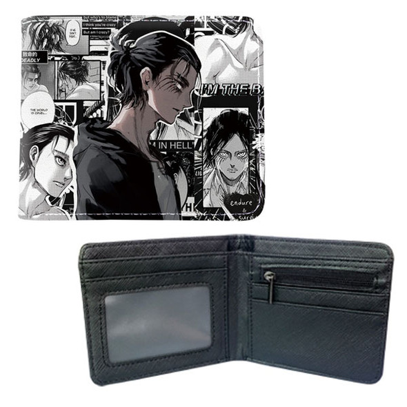 Comics Style Season 4 - Attack on Titan 4x5" BiFold Wallet Comics Style Season 4 - Attack on Titan 4x5" BiFold Wallet