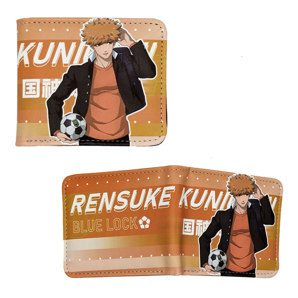 Rensuke Kunigami Style A - Blue Lock 4x5" BiFold Wallet